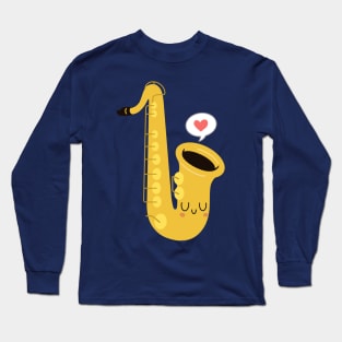 saxophone love Long Sleeve T-Shirt